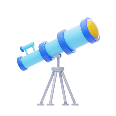 Télescope  3D Icon