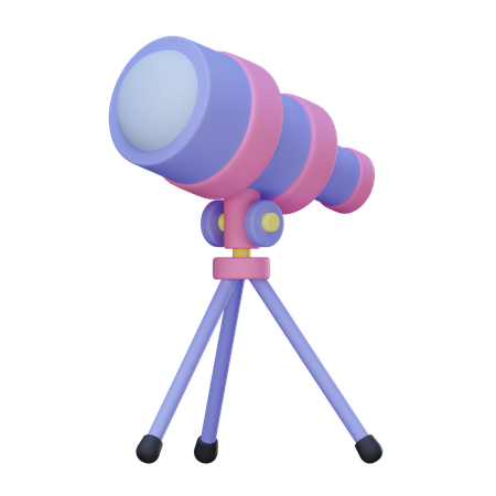 Telescope  3D Icon