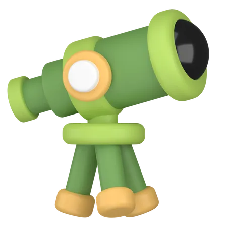 Telescope  3D Icon