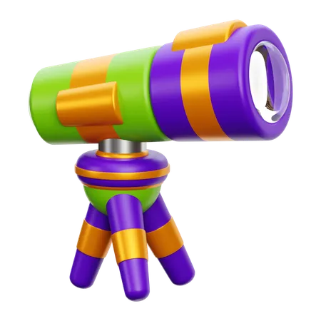 Telescope  3D Icon