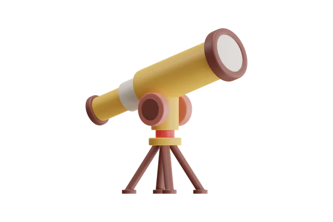 Telescope  3D Icon