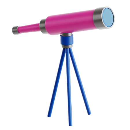 Telescope  3D Icon