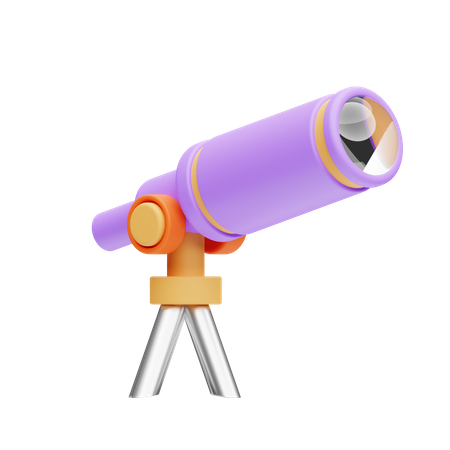 Telescope  3D Icon