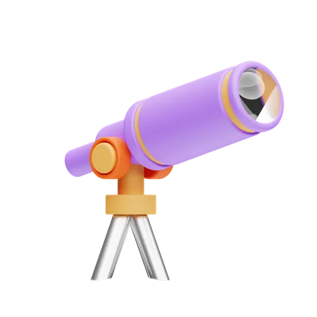 Telescope  3D Icon