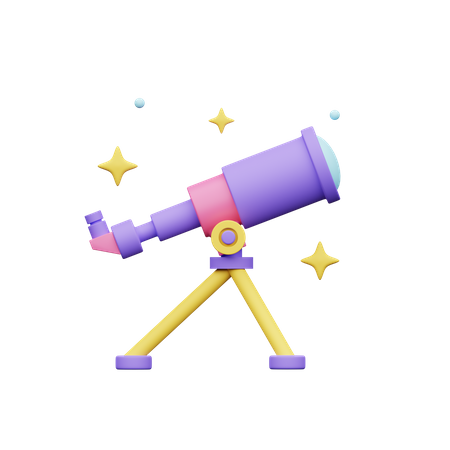 Telescope  3D Icon