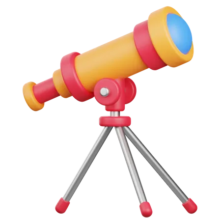 Telescope  3D Icon