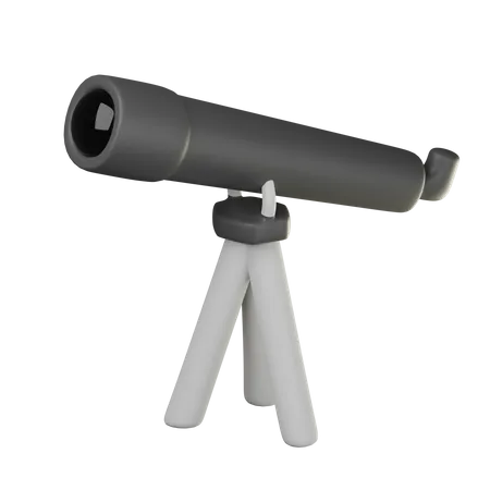 Telescope  3D Icon