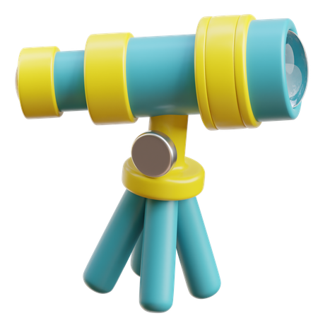 Telescope  3D Icon