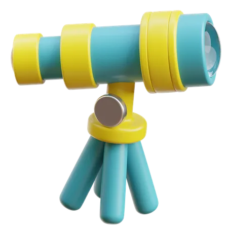 Telescope  3D Icon