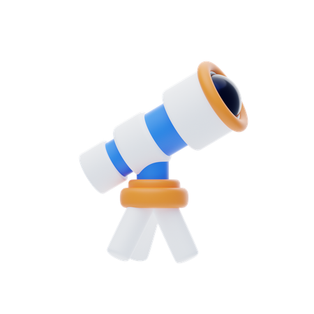 Telescope  3D Icon