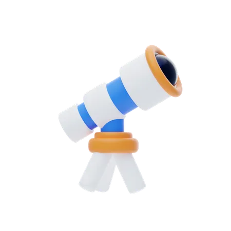 Telescope  3D Icon