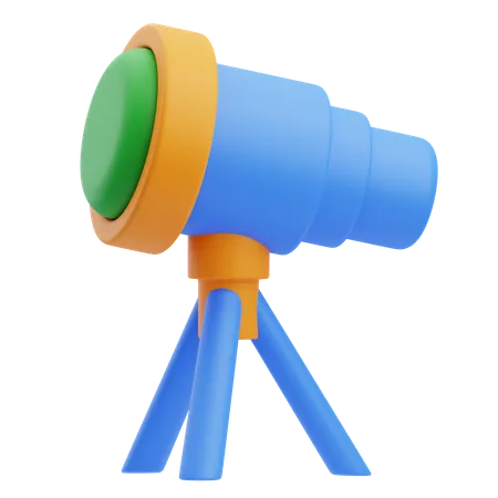 Telescope  3D Icon