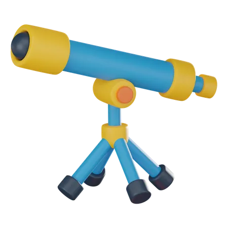 Telescope  3D Icon