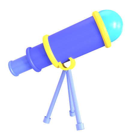 Telescope  3D Icon