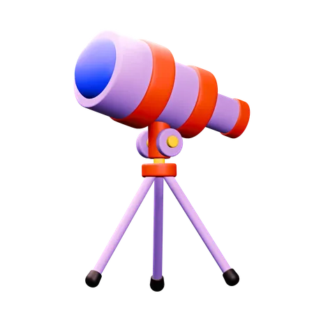 Telescope  3D Icon