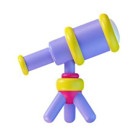 Telescope  3D Icon