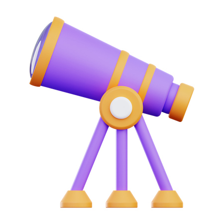 Telescope  3D Icon