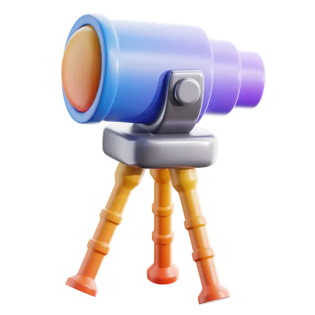 Telescope  3D Icon