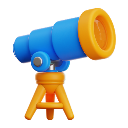 Telescope  3D Icon