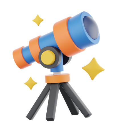 Telescope  3D Icon