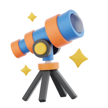 Telescope  3D Icon