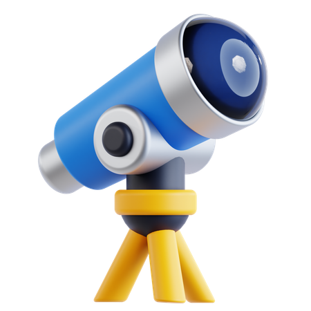 Telescope  3D Icon