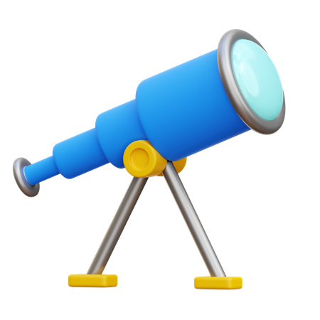 Telescope  3D Icon