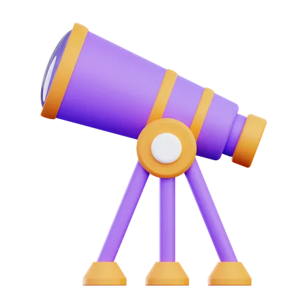 Telescope  3D Icon