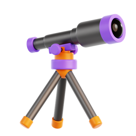 Telescope  3D Icon