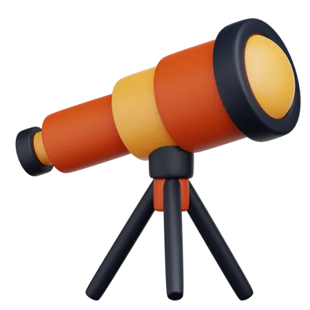 Telescope  3D Icon