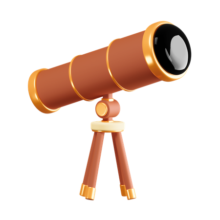 Telescope  3D Icon