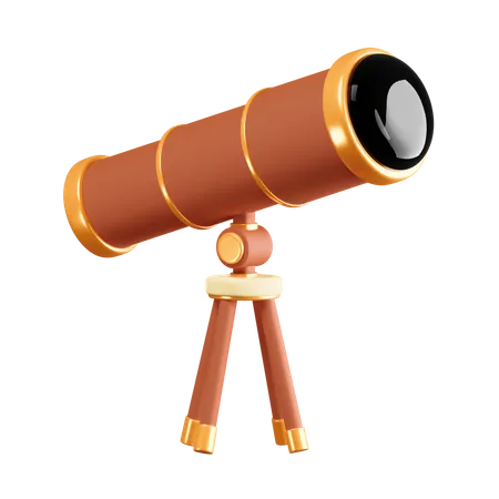 Telescope  3D Icon