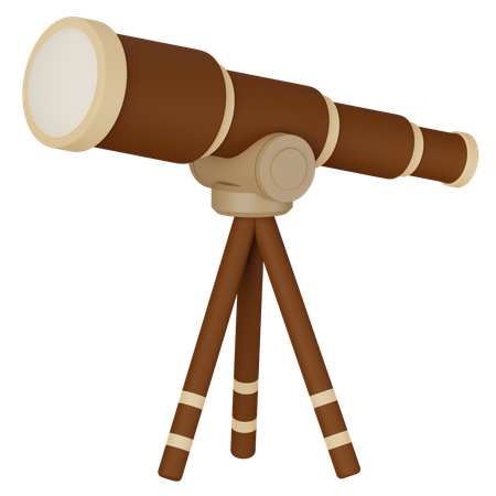 Telescope  3D Icon