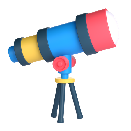 Telescope  3D Icon