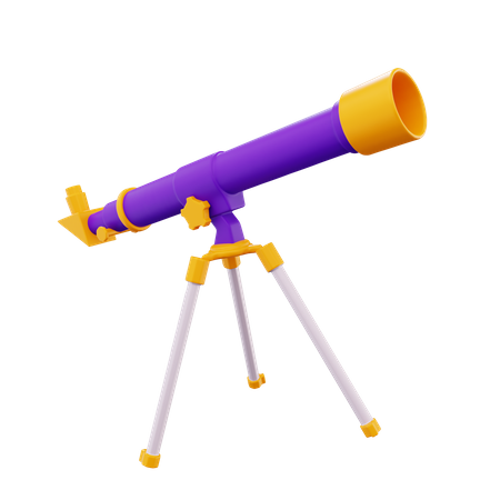 Telescope  3D Icon