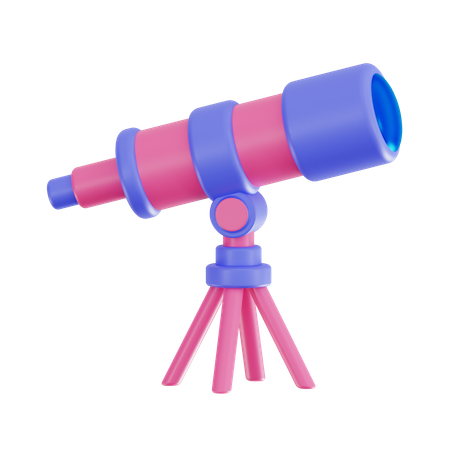 Telescope  3D Icon