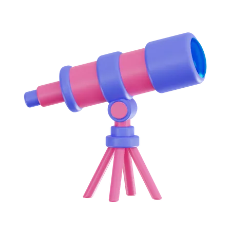 Telescope  3D Icon