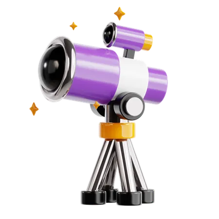 Telescope  3D Icon