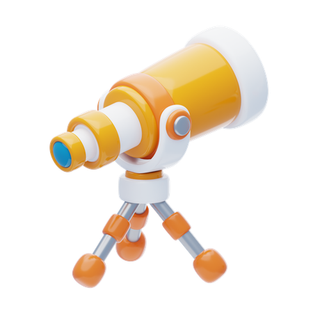 Telescope  3D Icon