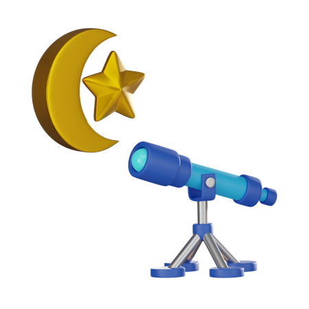 Telescope  3D Icon