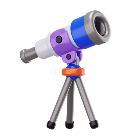 Telescope  3D Icon