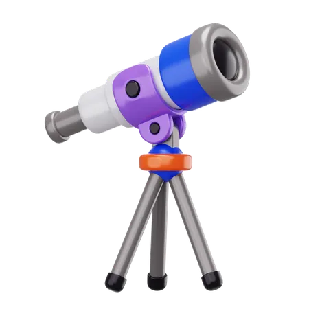 Telescope  3D Icon