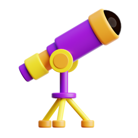 Telescope  3D Icon