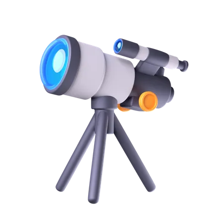 Telescope  3D Icon