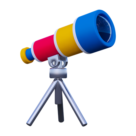 Telescope  3D Icon