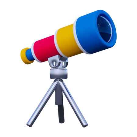 Telescope  3D Icon