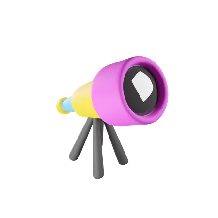 Telescope  3D Icon