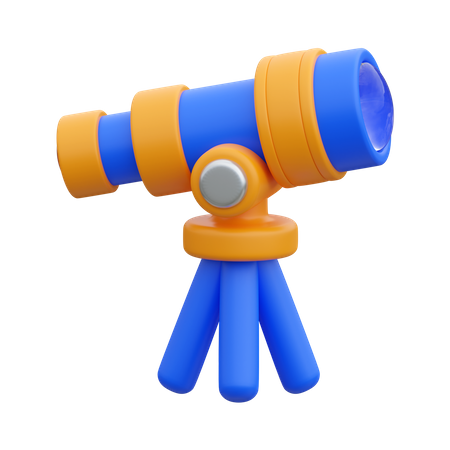 Telescope  3D Icon