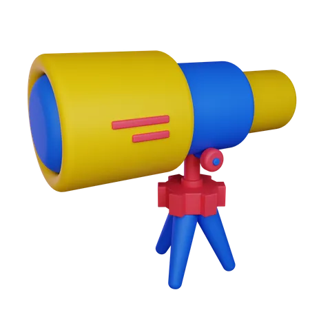 Telescope  3D Icon