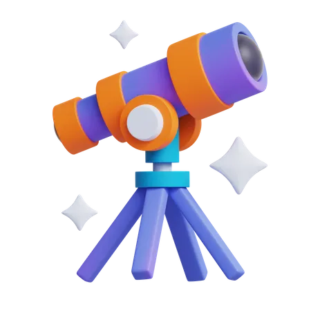 Telescope  3D Icon